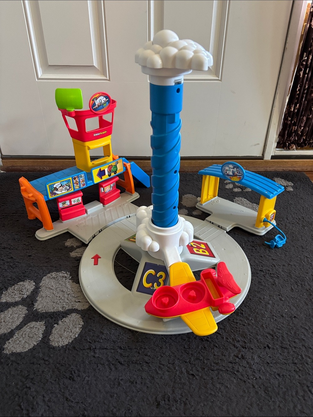 Fisher-Price Little People Spinnin' Sounds Airport playset
